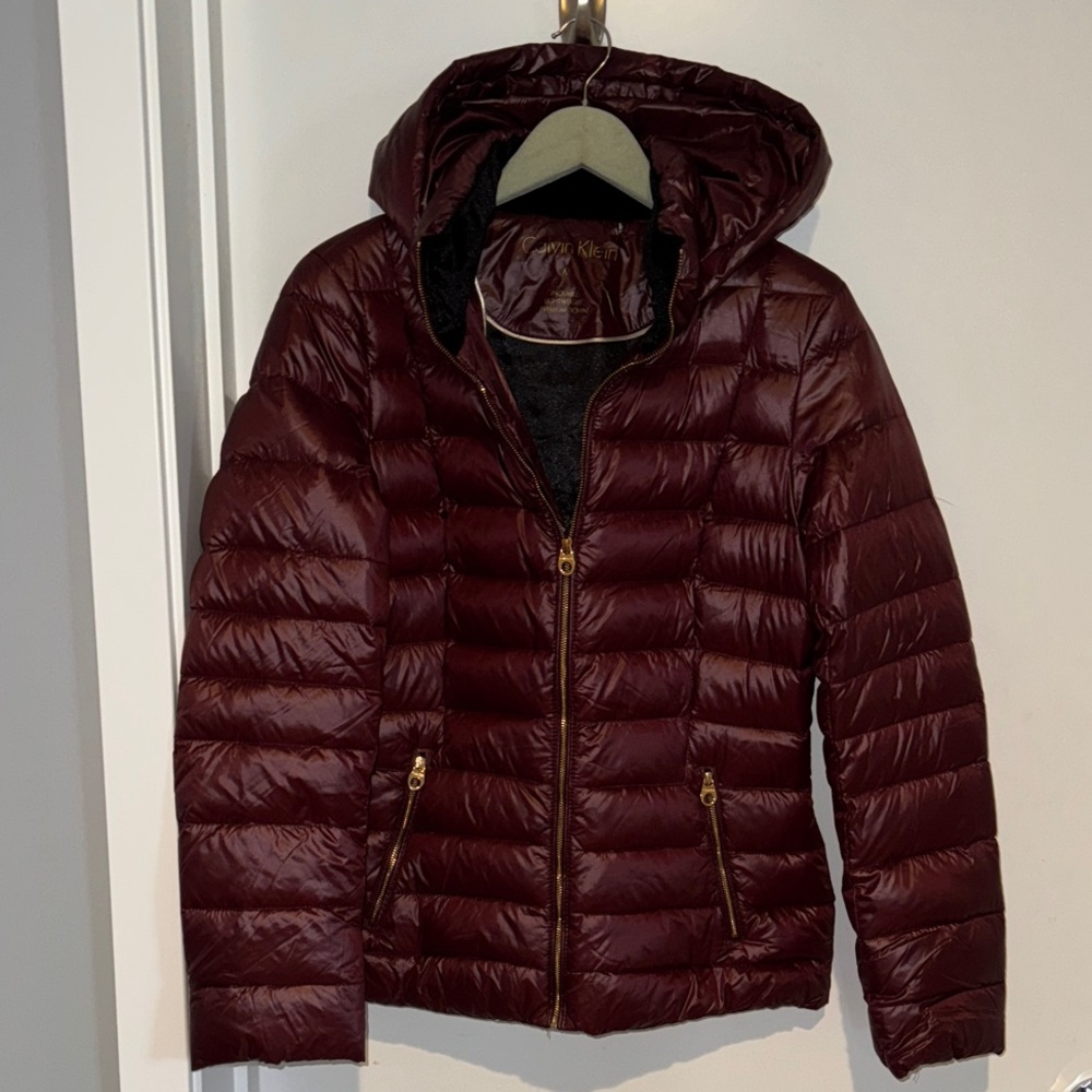 Premium Down Hooded Puffer Jacket with Zip-Off Hood